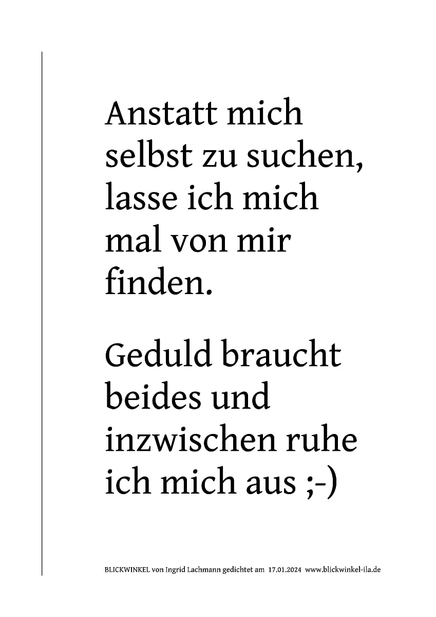 Suchen Finden (Text und Audio)