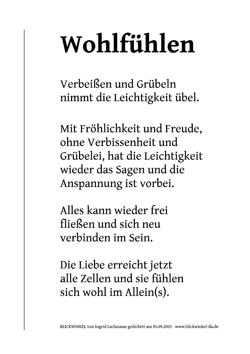 Wohlfühlen