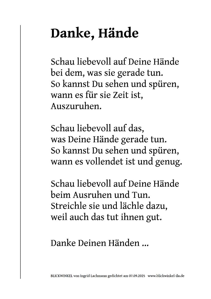 Danke Hände