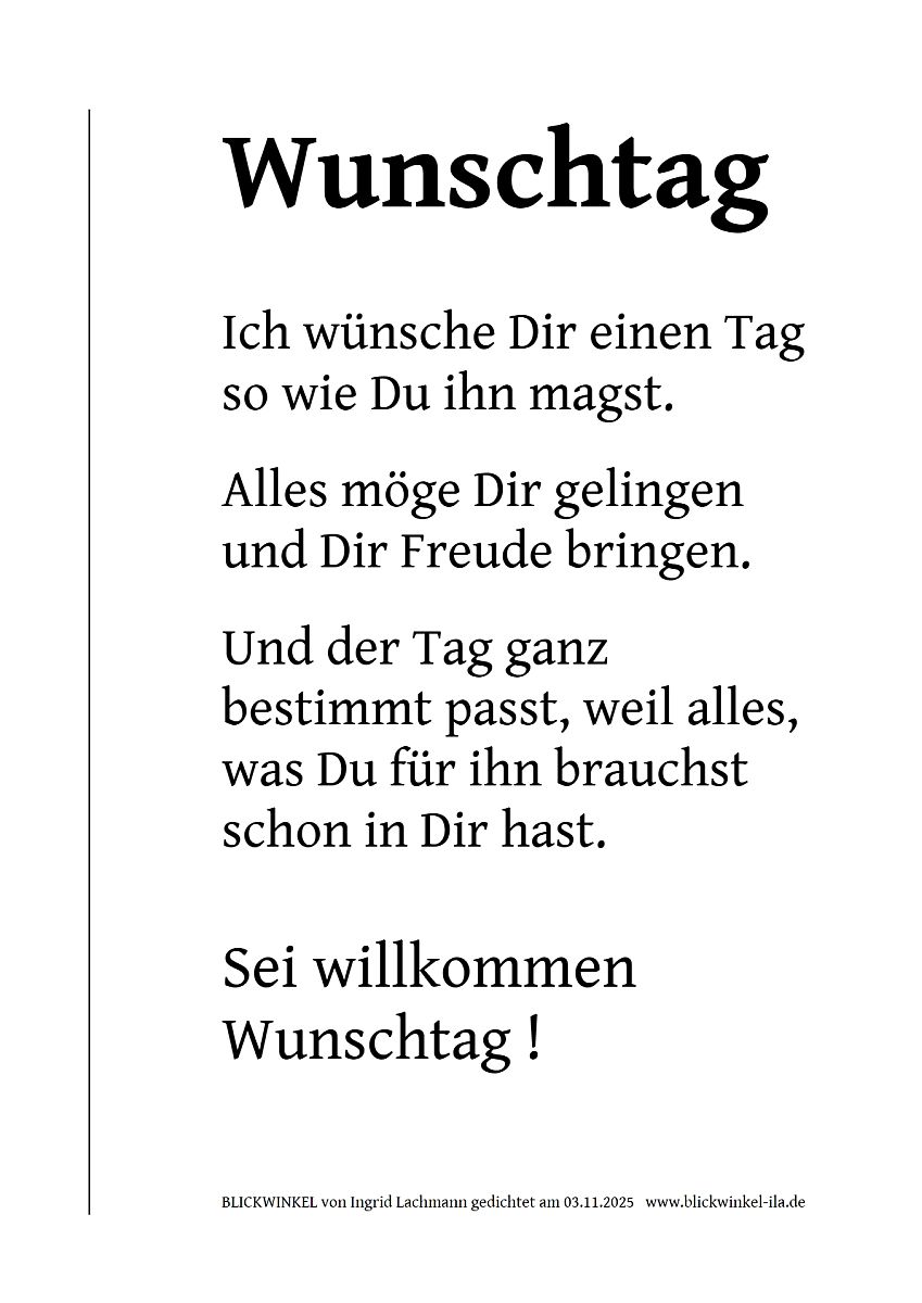 Wunschtag