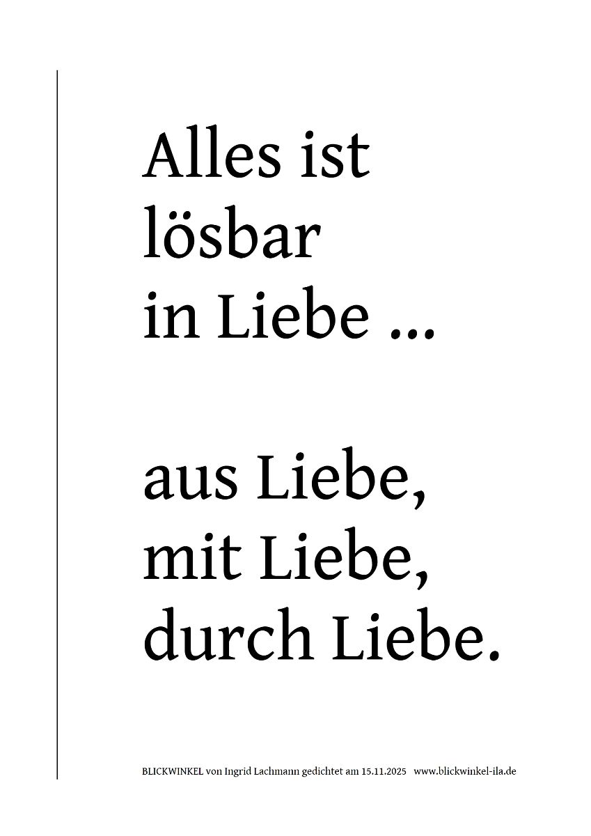 Lösbar in Liebe