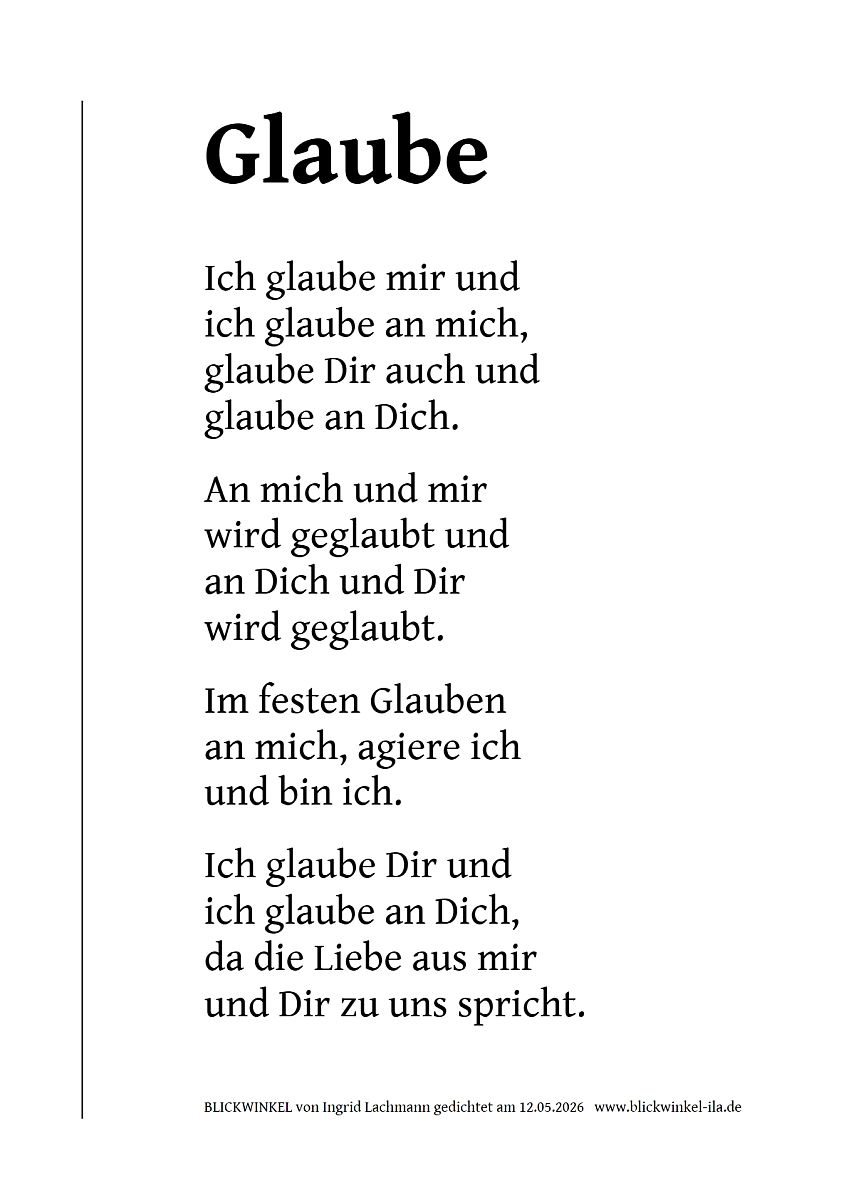 Glaube (Text,Bild)