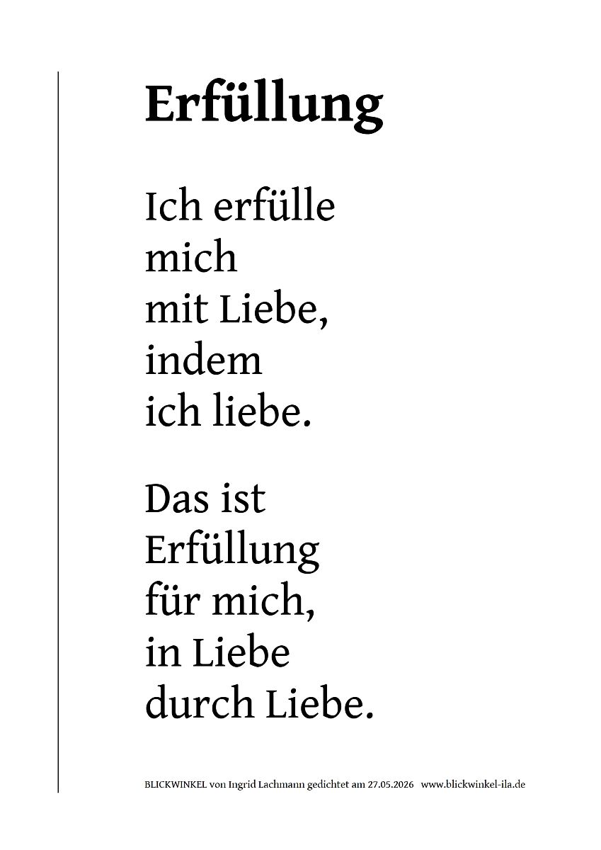 Erfüllung (Text,Bild)