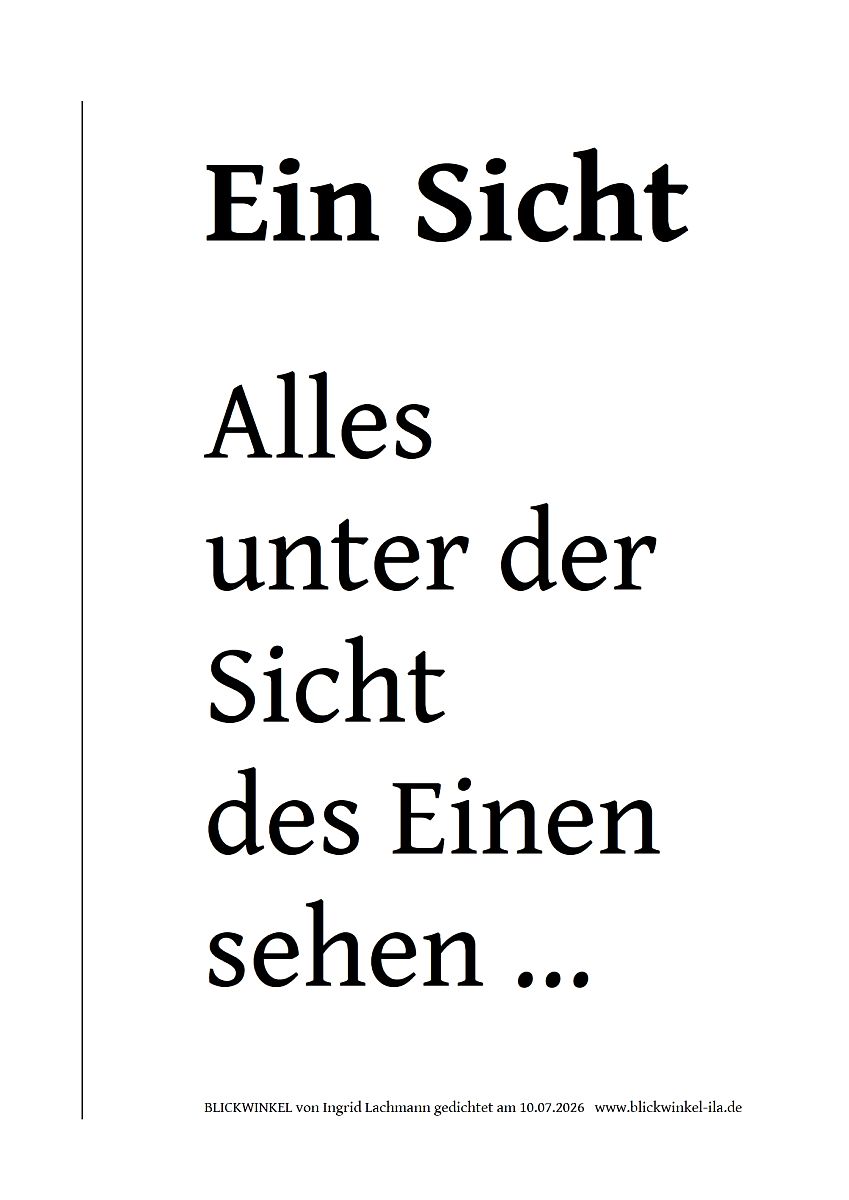 Ein Sicht