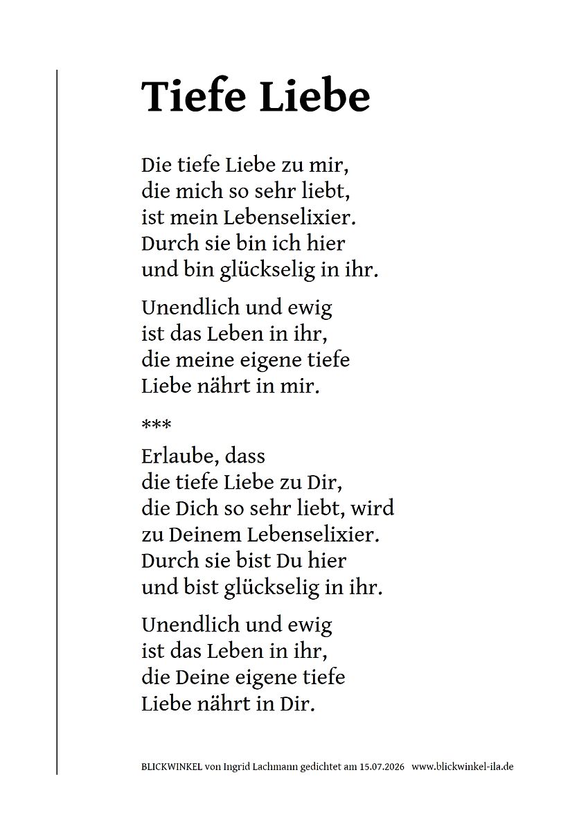 Tiefe Liebe