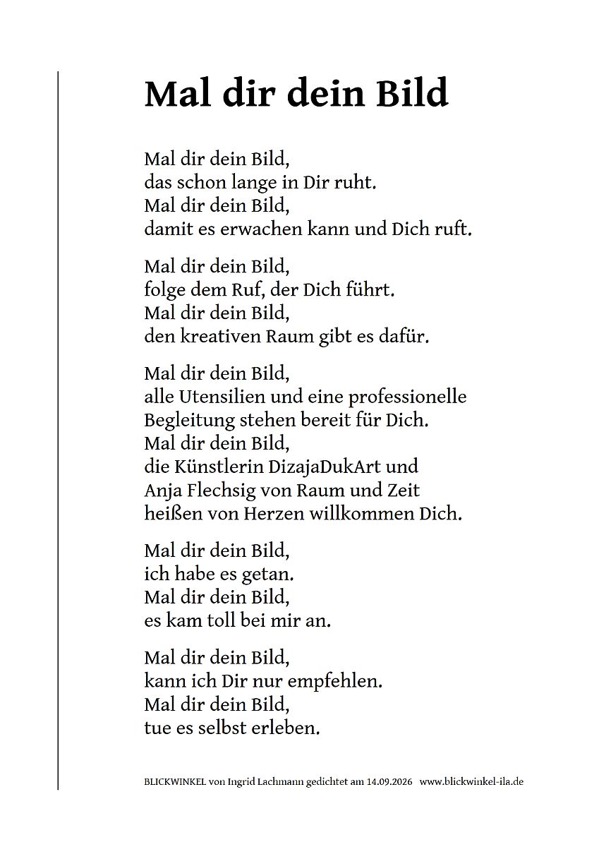 Mal dir dein Bild (Text,Bild)
