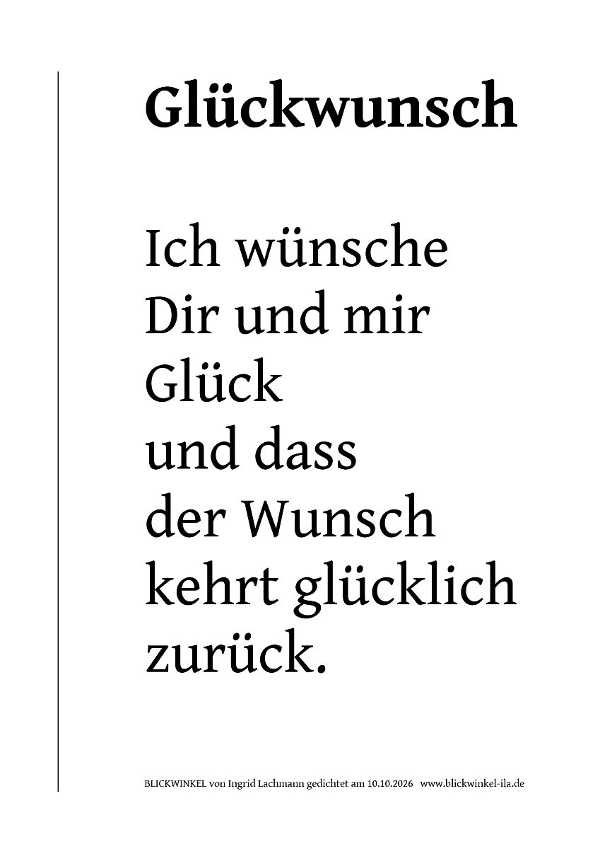 Glückwunsch (Text,Bild)